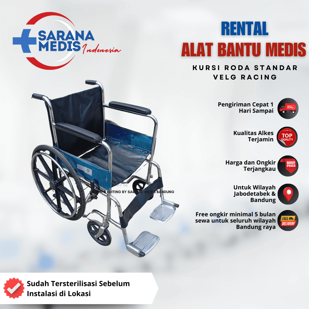 Rental Kursi Roda Velg Racing – Sarana Medis Indonesia