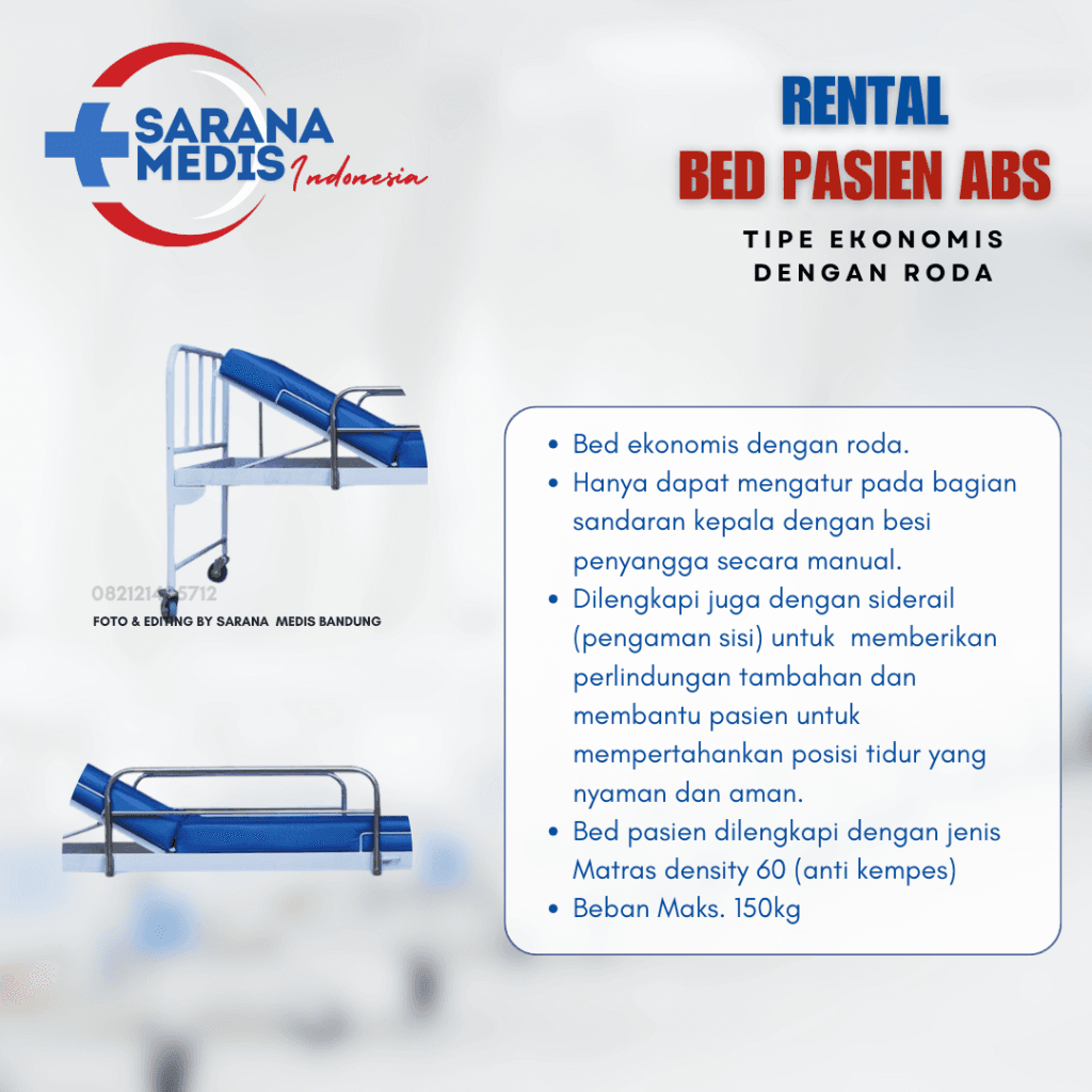 rental bed pasien ekonomis roda